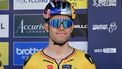 Jumbo-Visma's Belgian rider Wout van Aert smiles ahead of the start of the opening stage of the Tour of Britain cycle race in Altrincham, north west England on September 3, 2023 
Oli SCARFF / AFP