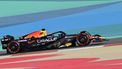 Red Bull Racing's Dutch driver Max Verstappen drives during the third practice session ahead of the Bahrain Formula One Grand Prix at the Bahrain International Circuit in Sakhir on April 12, 2025. 
Giuseppe CACACE / AFP