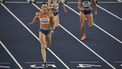 epa11982273 Nadine Visser of Netherlands competes in the 60 Metres Hurdles Women at the World Athletics Indoor Championships in Nanjing, China, 23 March 2025.  EPA/ANDRES MARTINEZ CASARES