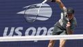 Italy's Jannik Sinner serves to USA's Alex Michelsen during their men's singles second round tennis match on day four of the US Open tennis tournament at the USTA Billie Jean King National Tennis Center in New York City, on August 29, 2024. 
Kena Betancur / AFP