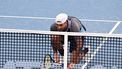 Nick Kyrgios of Australia plays a point during his men's doubles match against Michael Venus of New Zealand and Nikola Mektic of Croatia at the Brisbane International tennis tournament in Brisbane on January 1, 2025. 
William WEST / AFP
