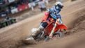 Dutch rider Jeffrey Herlings competes during the motocross MXGP Grand Prix Flanders, race 15/20 of the FIM Motocross World Championship, in Lommel on August 3, 2025. 
JONAS ROOSENS / Belga / AFP