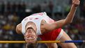 epa11404781 Norbert Kobielski of Poland competes in the High Jump Men Final at the European Athletics Championship, in Rome, Italy, 11 June 2024.  EPA/Adam Warzawa POLAND OUT