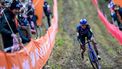 Dutch rider Lucinda Brand competes during the women's elite race of the Cyclocross World Cup, stage 4 (out of 12) in the World Cup of the 2026-2027 season, in Namur, on December 2025.  
DAVID PINTENS / Belga / AFP