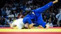 PARIJS - Judoka Michael Korrel wordt uitgeschakeld door Peter Paltchik van Israel tijdens de herkansing op de Olympische Spelen. ANP REMKO DE WAAL
