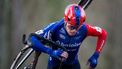 Dutch cyclist Pim Ronhaar competes in the men's elite race at the World Cup cyclocross cycling event in Namur, Belgium, stage 8 (out of 14) of the UCI World Cup cyclocross competition, on December 17, 2023. 
JASPER JACOBS / Belga / AFP