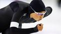 HEERENVEEN - Jutta Leerdam in actie op de 1000 meter tijdens de eerste dag van het Nederlandse kampioenschap sprint schaatsen in Thialf. ANP VINCENT JANNINK