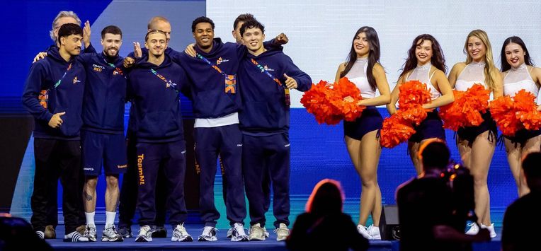 ROTTERDAM - De Nederlandse heren turners kwalificeren zich voor de teamfinale tijdens de  de wereldkampioenschappen turnen in Rotterdam Ahoy. IRIS VAN DEN BROEK / ANP
