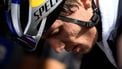 Team Bora's Italian rider Giulio Pellizzari rests after the seventh stage of the Vuelta a Espana, a 187 km race between Andorra la Vella and Cerler, on August 29, 2025.   
Josep LAGO / AFP