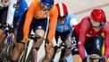 SAINT-QUENTIN-EN-YVELINES - Maike van der Duin tijdens omnium (v) bij het baanwielrennen in het Velodrome op de Olympische Spelen. ANP KOEN VAN WEEL