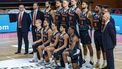 ALMERE - Teamfoto Nederland voor de kwalificatiewedstrijd tussen Nederland en IJsland voor een ticket voor het wereldkampioenschap basketball in Indonesie, Japan en op de Filipijnen. ANP RONALD HOOGENDOORN