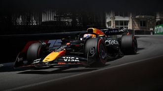 Red Bull Racing's Dutch driver Max Verstappen drives during the third practice session for the Formula One Monaco Grand Prix at the Circuit de Monaco, on May 24, 2025. 
Christophe Simon / AFP