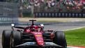 Ferrari's Monegasque driver Charles Leclerc races during a practice session for the 2025 Emilia Romagna Formula One Grand Prix at the Imola autodrome in Imola, on May 17, 2025.  
Andrej ISAKOVIC / AFP