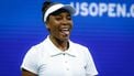 USA's Venus Williams reacts as she plays against Czech Republic's Karolina Muchova during their women's singles first round tennis match on day two of the US Open tennis tournament at the USTA Billie Jean King National Tennis Center in New York City, on August 25, 2025. 
Kena Betancur / AFP