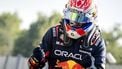 MONZA - Max Verstappen (Red Bull Racing) viert zijn poleposition na afloop van de kwalificatie op het circuit van Monza in aanloop naar de Grote Prijs van Italie. ANP SEM VAN DER WAL