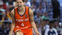 epa12821253 Netherlands's Noortje Driessen celebrates a point against Azerbaijan during the Women's FIBA basketball 3x3 Champions Cup 2026 basketball final match between Netherlands and Azerbaijan in Bangkok, Thailand, 15 March 2026.  EPA/RUNGROJ YONGRIT