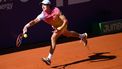 Brazil's Joao Fonseca returns the ball to Argentina's Francisco Cerundulo during their final tennis match of the ATP 250 Argentina Open in Buenos Aires on February 16, 2025. 
Luis ROBAYO / AFP