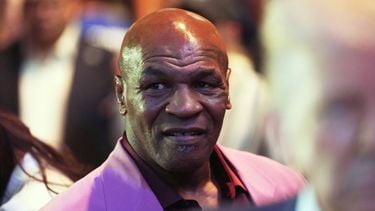 US President Donald Trump (R), and US former professional boxer Mike Tyson (L) attend a UFC 316 event, headlined by a rematch between Georgian mixed martial artist Merab Dvalishvili and US mixed martial artist Sean O'Malley at the Prudential Center in Newark, New Jersey on June 7, 2025. 
Frank Franklin II / POOL / AFP