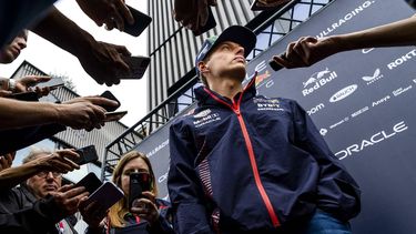 2023-08-24 15:50:02 ZANDVOORT - Max Verstappen (Red Bull Racing) op het circuit op het Circuit van Zandvoort voorafgaand aan de F1 Grand Prix van Nederland op 24 augustus 2023 in Zandvoort, Nederland. ANP REMKO DE WAAL