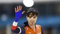 HEERENVEEN - Patrick Roest (NED) reageert na de 5000 meter mannen op de EK afstanden. ANP VINCENT JANNINK