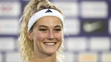 AMSTELVEEN - Yibbi Jansen (NED) na afloop van de FIH Pro League groepswedstrijd tegen Duitsland. ANP SANDER KONING