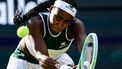 epa12185899 Coco Gauff of US during her Round of 16 match against Xinyu Wang of China  at the WTA German Open tennis tournament in Berlin, Germany, 19 June 2025  EPA/FILIP SINGER