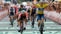 ROTTERDAM - Charlotte Kool viert haar overwinning tijdens de tweede etappe van de Tour de France Femmes, de Ronde van Frankrijk voor vrouwen, van Dordrecht naar Rotterdam. De meerdaagse wielerronde behoort tot de UCI Women's WorldTour en duurt tot en met 18 augustus. ANP BAS CZERWINSKI