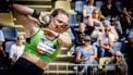 HENGELO - Jorinde van Klinken tijdens Kogelstoten v, finale op het NK Atletiek in het FBK stadion. ANP ROBIN UTRECHT