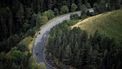 2023-08-28 18:36:37 The pack ride at the end of the third stage of the 2023 La Vuelta cycling tour of Spain, a 158,5 km race from Suria to Arinsal, in Andorra, on August 28, 2023. 
Pau BARRENA / AFP