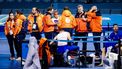 MILAAN - Joy Beune tijdens een training in het Milano Speed Skating Stadium. De langebaanschaatsers bereiden zich voor op hun deelname aan de Olympische Winterspelen. ROBIN VAN LONKHUIJSEN / ANP