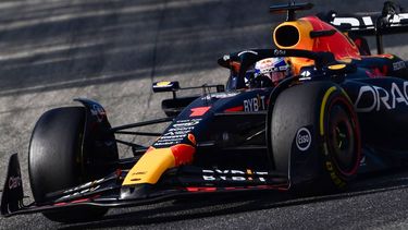 2023-09-01 18:27:00 Red Bull Racing's Dutch driver Max Verstappen drives during the second practice session, ahead of the Italian Formula One Grand Prix at Autodromo Nazionale Monza circuit, in Monza on September 1, 2023. 
Marco BERTORELLO / AFP