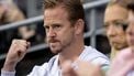 ROSMALEN - Coach Kristof Vliegen van Tallon Griekspoor (NED) op de vierde dag van het Libema Open tennis toernooi in Rosmalen. ANP SANDER KONING
