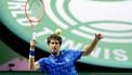 ROTTERDAM - Robin Haase en Matwe Middelkoop, beiden uit Nederland, in actie tegen Nikola Mektic en Mate Pavic, beiden uit Croatie, tijdens de eerste ronde op dag twee van het ABN AMRO World Tennis Tournament in Ahoy Rotterdam. ANP SANDER KONING