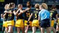 DEN BOSCH - Hockeyster Frederique Matla van Den Bosch viert haar doelpunt tegen Braxgata tijdens de Euro Hockey League finale. ANP BAS CZERWINSKI