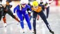 HEERENVEEN - Marijke Groenewoud (NED) in actie op de mass start vrouwen tijdens de zesde en tevens laatste wereldbeker langebaanschaatsen van het seizoen. Het driedaagse evenement vond plaats in Thialf. ANP VINCENT JANNINK