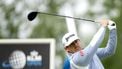 BADHOEVEDORP - Darius van Driel in actie op de slotdag van het KLM Open golftoernooi bij golfclub The International. ANP SANDER KONING