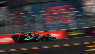 Mercedes' Italian driver Kimi Antonelli competes in the qualifying session at the Madring circuit on September 12, 2026 in Madrid, ahead of the Spanish Formula One Grand Prix. 
Pierre-Philippe MARCOU / AFP