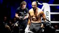 ROTTERDAM - Levi Rigters  in actie tegen Jamal Ben Saddiktijdens het kickboksgala Glory 103 in Ahoy. ANP ROBIN UTRECHT