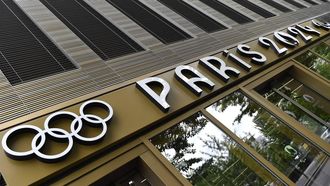 This photograph shows the entrance of the headquarters of the Paris 2024 Olympics (Cojo) headquarters as Police raided just over a year out from the opening ceremony of the quadrennial sporting showpiece, in Saint-Denis, northern Paris, on June 20, 2023. 
JULIEN DE ROSA / AFP