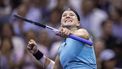 2023-09-06 03:01:30 Czech Republic's Karolina Muchova celebrates her win against Romania's Sorana Cirstea during the US Open tennis tournament women's singles quarter-finals match at the USTA Billie Jean King National Tennis Center in New York City, on September 5, 2023. 
COREY SIPKIN / AFP