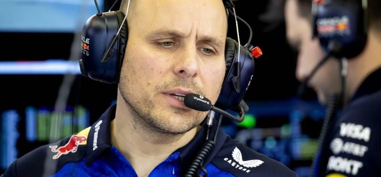 BAHREIN - Gianpiero Lambiase (race-ingenieur van Max Verstappen Red Bull Racing) tijdens de eerste testdag op het Bahrain International Circuit voorafgaand aan de start van het Formule 1-seizoen. SANDER KONING / ANP