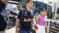 Red Bull Racing's Dutch driver Max Verstappen arrives at the paddock ahead of the Mexico City Formula One Grand Prix at the Hermanos Rodriguez racetrack in Mexico City on October 23, 2025. 
Alfredo ESTRELLA / AFP