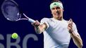 epa11185854 Alexander Zverev of Germany returns a ball to compatriot Daniel Altmaier during the second day of singles play at the Mexican Tennis Open in Acapulco, Guerrero state, Mexico, 27 February 2024.  EPA/David Guzman