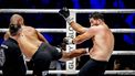 ROTTERDAM - Levi Rigters  in actie tegen Jamal Ben Saddik tijdens het kickboksgala Glory 103 in Ahoy. ANP ROBIN UTRECHT