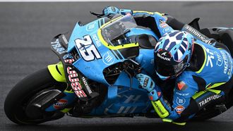 epa12463707 Raul Fernandez of Spain for Trackhouse Racing during the MotoGP Grand Prix of the 2025 Australian Motorcycle Grand Prix at Phillip Island Grand Prix Circuit, Phillip Island, Victoria, Australia, 19 October 2025.  EPA/JOEL CARRETT  AUSTRALIA AND NEW ZEALAND OUT