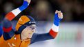 HEERENVEEN - Femke Kok (NED) in actie op de 500 meter sprint vrouwen tijdens de eerste dag van de WK allround en sprint in ijsstadion Thialf. SEM VAN DER WAL / ANP