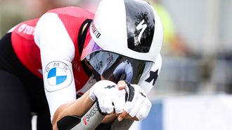 EMMEN - Marlen Reusser in actie tijdens de individuele tijdritten voor vrouwen op de eerste dag van de Europese kampioenschappen wielrennen. ANP VINCENT JANNINK