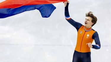 MILAAN - Melle van 't Wout tijdens de finale 500 meter bij het shorttrack schaatsen in de Milano Ice Skating Area op de Olympische Winterspelen van Milaan. IRIS VAN DEN BROEK / ANP