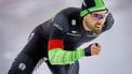 HEERENVEEN - Kjeld Nuis in actie op de 1000 meter voor mannen tijdens de slotdag van het NK afstanden in Thialf. Voor de Nederlandse rijders en rijdsters is dit toernooi een belangrijke tussenstop onderweg naar het WK afstanden in Hamar. ANP SEM VAN DER WAL
