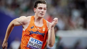 TOKIO -  Jonas Phijffers op het onderdeel 400 meter tijdens de WK atletiek in het Japan National Stadium. ANP ROBIN VAN LONKHUIJSEN